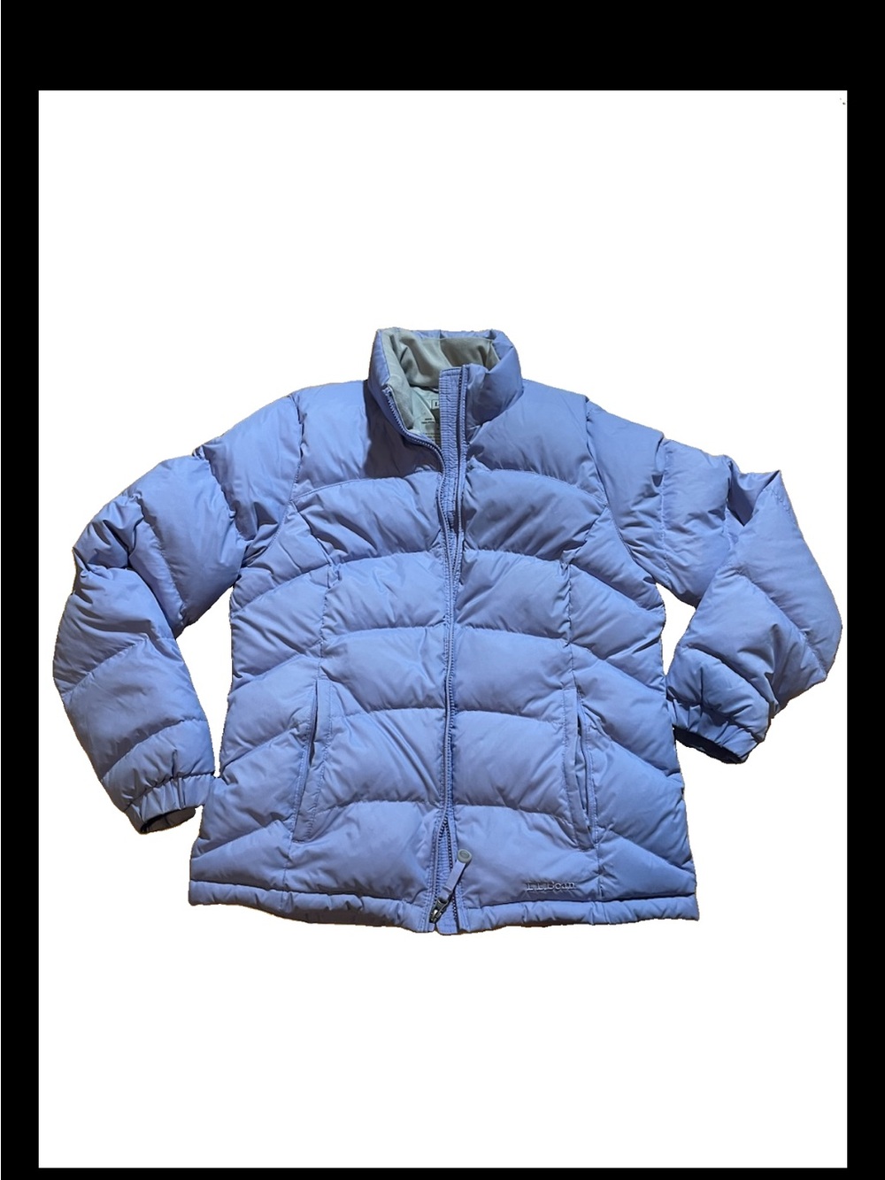 LL Bean Light Blue Women Puffer Jacket - Size Small